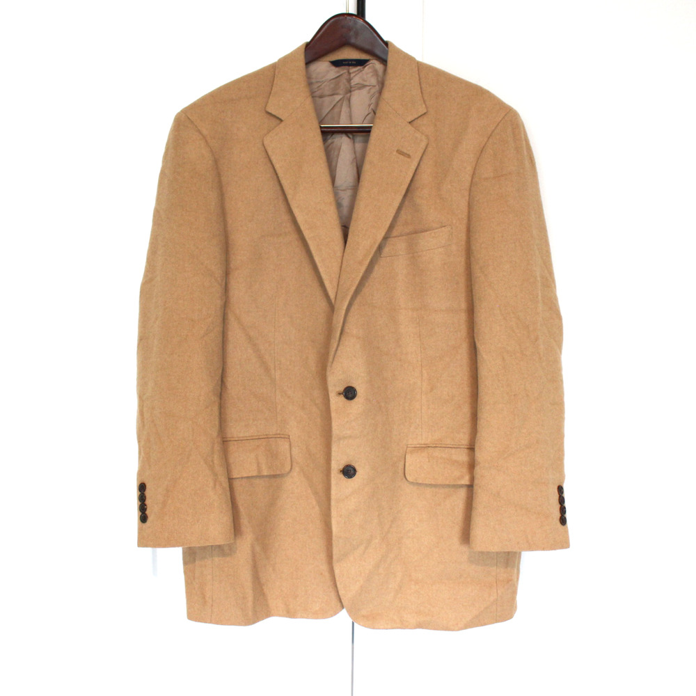 Brooks Brothers Loro Piana Camel Hair Single Breasted Tan Sport Coat Blazer 45L